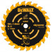 DeWALT DT1669-QZ Extreme Speciális körfűrészlap 184x16mm, 24 fog, WZ 7°