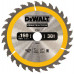 DeWALT DT1932-QZ Construction Körfűrészlap kézi körfűrészekhez 160x20mm, 30 fog WZ 10°