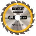 DeWALT DT1943-QZ Construction Körfűrészlap 190x30mm, 18 fog WZ 20°