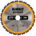 DeWALT DT1952-QZ Construction Körfűrészlap állványos fűrészekhez 216x30mm, 24 fog WZ -5°