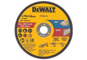 DeWALT DT20592-QZ Vágókorong DCS438 sarokcsiszolóhoz Inox/fém 76x1,6x9,5mm, 3db