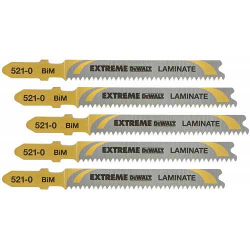 DeWALT DT2080-QZ Dekopírfűrészlap rétegelt anyagokhoz, 82mm (5db) DeWALT DT2080-QZ Dekopírfűrészlap rétegelt anyagokhoz, 82mm (5db)