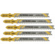 DeWALT DT2080-QZ Dekopírfűrészlap rétegelt anyagokhoz, 82mm (5db)