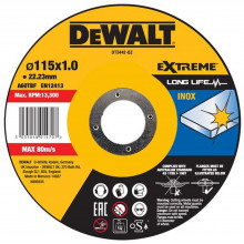 DeWALT DT3442-QZ Extreme Vágókorong rozsdamentes acélhoz 115x1,0x22,2mm