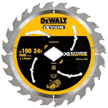 DeWALT DT40270-QZ XR Extreme Körfűrészlap akkus körfűrészekhez 190mm, 24 fog, ATB 25°