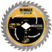 DeWALT DT40271-QZ XR Extreme Körfűrészlap akkus körfűrészekhez 190mm, 36 fog, ATB 25°