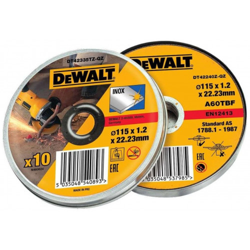 DEWALT DT43922 vágótárcsa rozsdamentes acélhoz, 125 mm