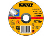 DeWALT DT42340Z-QZ rozsdamentes acél vágótárcsa 125 x 1,2 x 22,23 mm