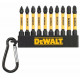 DeWALT DT7276-QZ PZ bit készlet, 57mm, 10 db