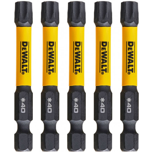DeWALT DT7399T-QZ Csavarozóbit készlet T40 57 mm, 5 db DeWALT DT7399T-QZ Csavarozóbit készlet T40 57 mm, 5 db