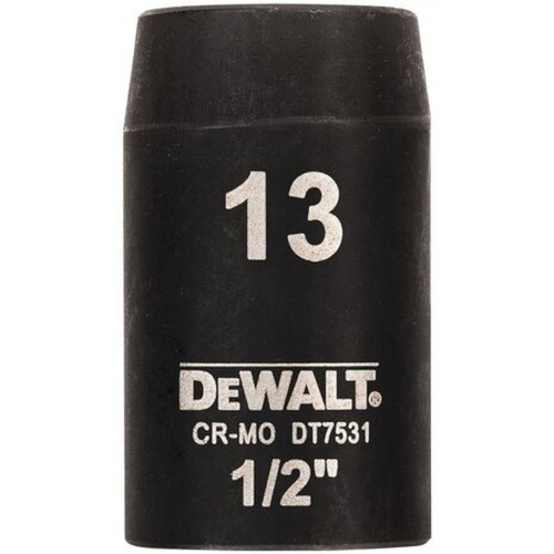 DeWALT DT7531-QZ Extreme Impact Dugókulcs, 1/2", rövid, 13 mm
