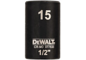 DeWALT DT7533-QZ Extreme Impact dugókulcs, 1/2", rövid, 15 mm