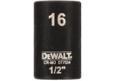 DeWALT DT7534-QZ Extreme Impact Dugókulcs, 1/2", rövid, 16 mm