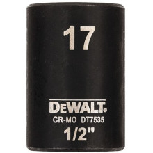 DeWALT DT7535-QZ Extreme Impact Dugókulcs, 1/2", rövid, 17 mm
