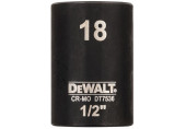 DeWALT DT7536-QZ Extreme Impact dugókulcs, 1/2", rövid, 18 mm