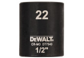 DeWALT DT7540-QZ Extreme Impact dugókulcs, 1/2", rövid, 22 mm