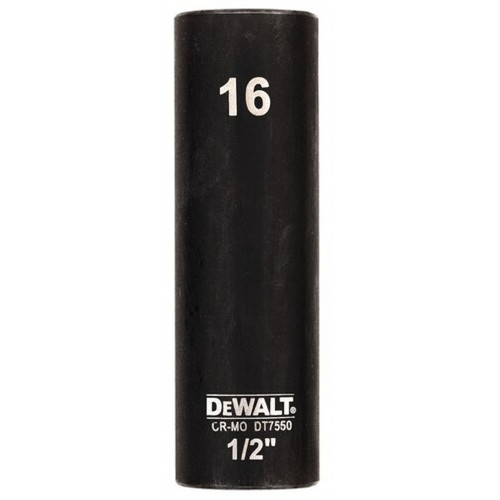 DeWALT DT7550-QZ Extreme Impact Dugókulcs, 1/2", hosszú, 16 mm