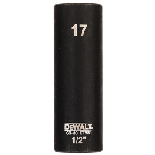 DeWALT DT7551-QZ Extreme Impact dugókulcs, 1/2", hosszú, 17 mm