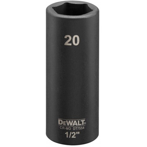DeWALT DT7554-QZ Extreme Impact Dugókulcs, 1/2", hosszú, 20 mm