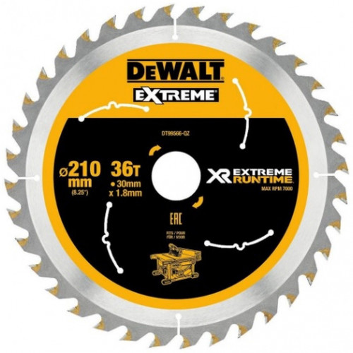 DeWALT DT99566-QZ Körfűrészlap 210 x 30mm 36T