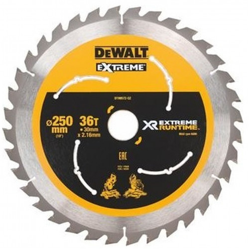 DeWALT DT99572-QZ XR Extreme Runtime Körfűrészlap 250x30 mm, 36 fog WZ/FZ 7°