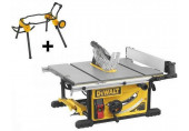 DeWALT DWE7492S – Asztali fűrész mobil állvánnyal a precíz vágásokért