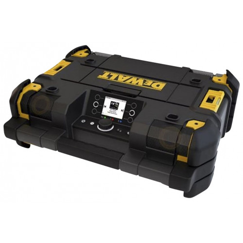 DeWALT DWST1-81078-QW TSTAK Kompatibilis akkus rádió, töltő DAB+, Bluetooth