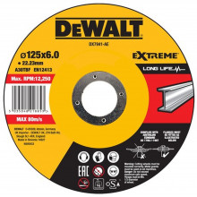 DeWALT DX7941-AE Csiszolókorong fémre, 125 x 6 x 22,2 mm