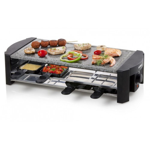 DOMO Raclette grill, természetes kő, 1300W DO9186G