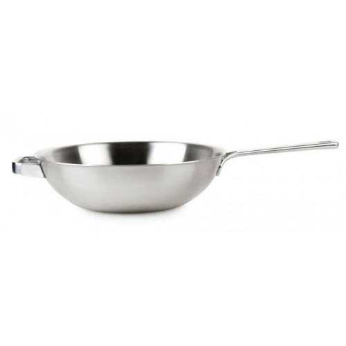Healthy and tasty HT1006 30 cm-es wok serpenyő - rozsdamentes Healthy and tasty HT1006 30 cm-es wok serpenyő - rozsdamentes