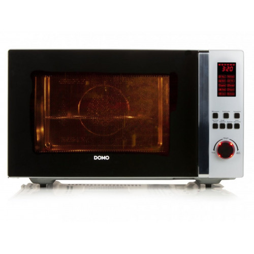 DOMO Mikrohullámú sütő grillel és forró levegővel, 1550 W DO24201C