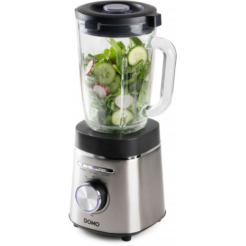 DOMO Asztali turmixgép üvegedénnyel 1,75l, 1400W DO740BL