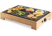 DOMO Bamboo Style Elektromos asztali grill Plancha (42x28cm/1800W) DO9271G