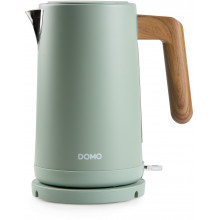 DOMO WOOD YOU Vízforraló (1,7l/2200W), rozsdamentes acél, zöld színű DO9282WK