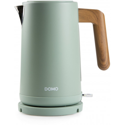 DOMO WOOD YOU Vízforraló (1,7l/2200W), rozsdamentes acél, zöld színű DO9282WK