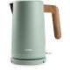 DOMO WOOD YOU Vízforraló (1,7l/2200W), rozsdamentes acél, zöld színű DO9282WK