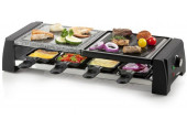 DOMO elektromos Raclette grillsütő 2 az 1-ben, 1200W DO9190G