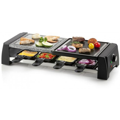 DOMO elektromos Raclette grillsütő 2 az 1-ben, 1200W DO9190G