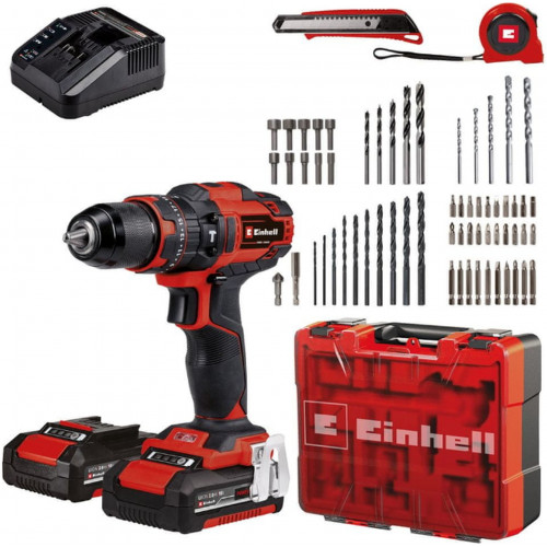 Einhell TE-CD 18/40 Li-i +64 Akkus fúró-csavarozó (40Nm/18V/2x2,0Ah) koffer 4513992