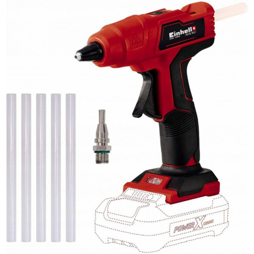 Einhell TE-CG 18 Li-Solo Akkus ragasztópisztoly (18V/akku és töltő nélkül) 4522200
