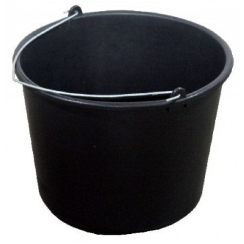 ERBA malteros vödör, 12L, fekete ER-02301