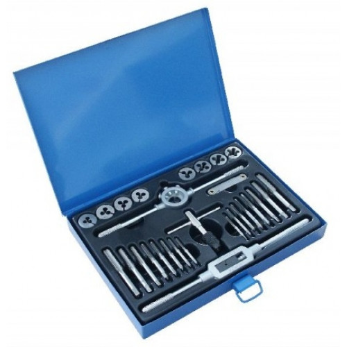 ERBA menetfúró és menetmetsző készlet, 28 db ER-03134