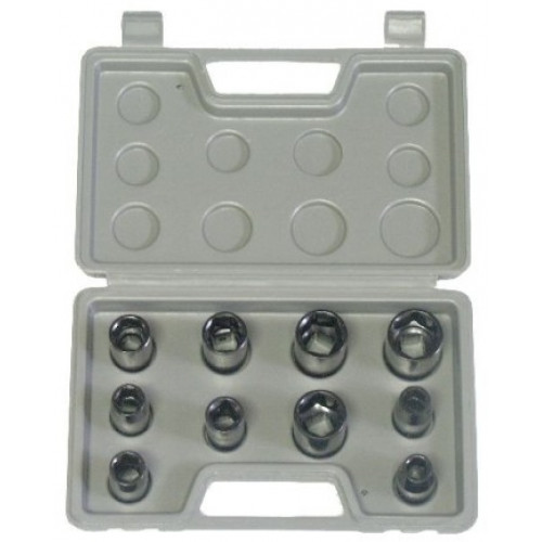 ERBA dugókulcs készlet, 10 db, 1/2" ER-18120 ERBA dugókulcs készlet, 10 db, 1/2" ER-18120