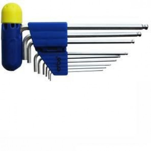 ERBA imbuszkulcs készlet, 9 db ER-46012