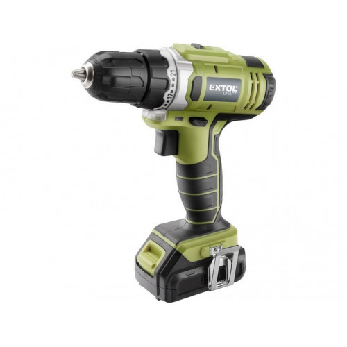 EXTOL akkus fúró csavarozó, 12V, Li-ion, 1300mAh 402400