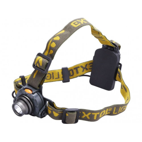 EXTOL LED fejlámpa, 3 W, 43104