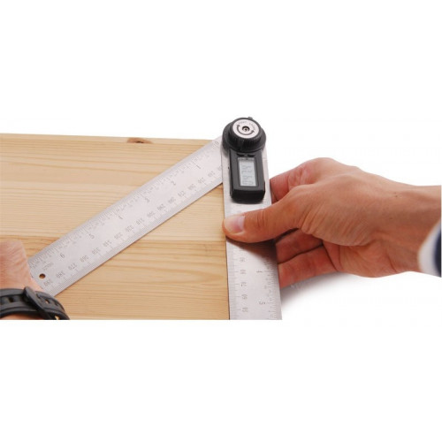EXTOL PREMIUM digitális szögmérő-vonalzó, szög- és hosszmérésre, 0-360°, 8823510 EXTOL PREMIUM digitális szögmérő-vonalzó, szög- és hosszmérésre, 0-360°, 8823510