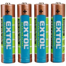 EXTOL elem AAA 1,5 V, 4ks 42010