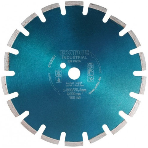EXTOL INDUSTRIAL gyémántvágó ASZFALT-ra 400 x 25,4 mm 8703093 EXTOL INDUSTRIAL gyémántvágó ASZFALT-ra 400 x 25,4 mm 8703093