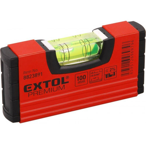 EXTOL PREMIUM vízmérték, mini, 100mm hosszú (8823891)